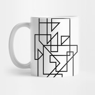 Black Lines Poster II Mug